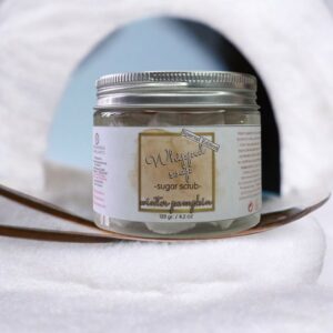 Whipped sugar scrub Winter Pumpkin, πίλινγκ σώματος με ζάχαρη.