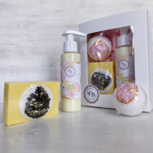 Lemon Cookies Christmas mini gift box