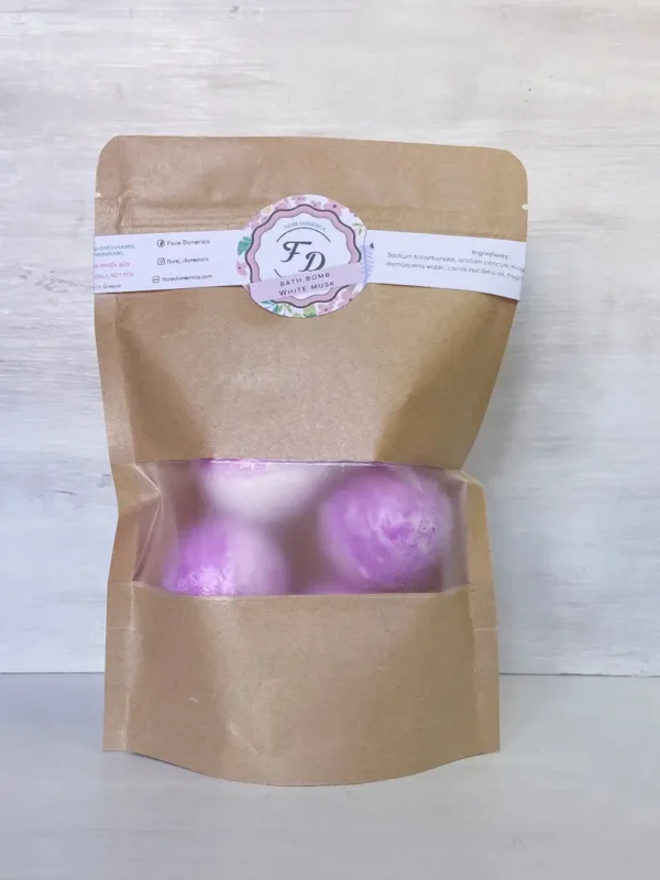 Bath Bomb mini Set White Musk