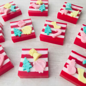 Candy Cane Soap