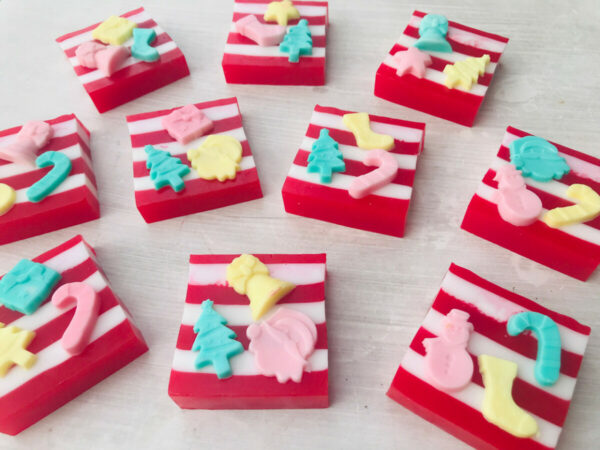 Candy Cane Soap