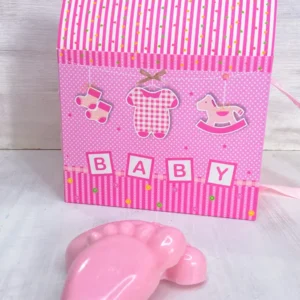 Πατούσα Newborn Set Pink