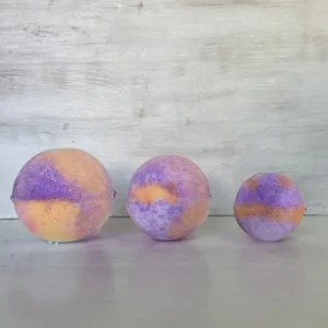 Bath Bomb Peach & Raspberry. Μπάλες Οξυγόνου