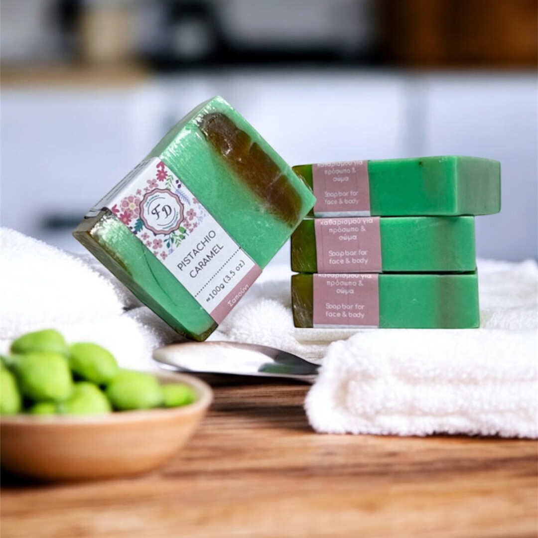 Αρωματικό σαπούνι γλυκερίνης Pistachio Caramel