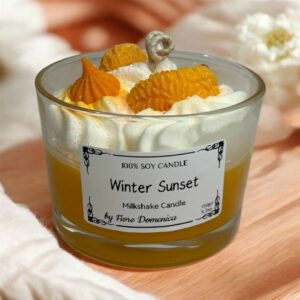 Winter Sunset – Soy Candle (Orange & Cinnamon) | 120–170g