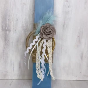 Πασχαλινή λαμπάδα boho