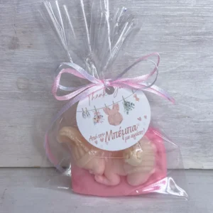 Μωράκι ευχαριστήριο κέρασμα μαιευτηρίου ροζ