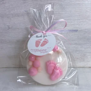Ευχαριστήριο δωράκι Αρωματικό θεματικό σαπουνάκι Πατούσες με μπαλόνια σε βάση