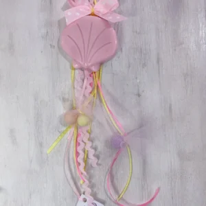 Κρεμαστή Μπομπονιέρα Σαπούνι Κοχύλι ροζ